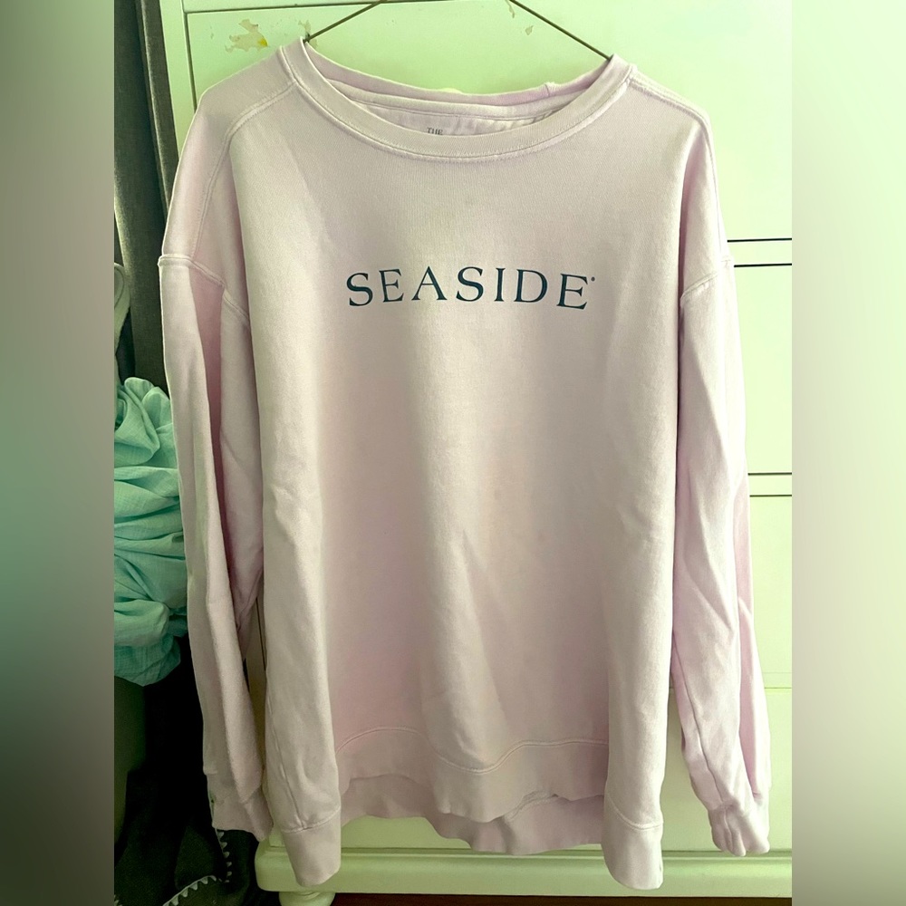 Light pink seaside sweatshirt